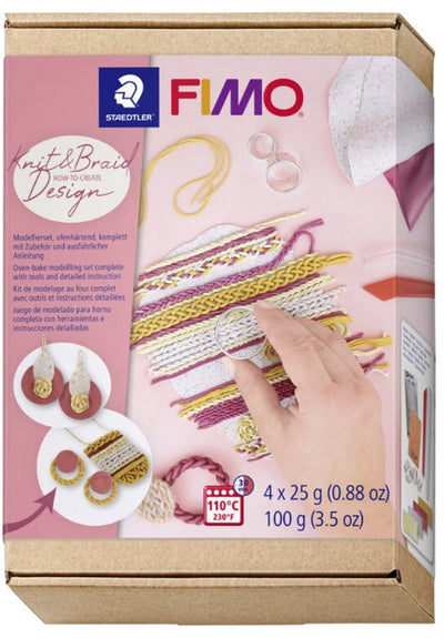 Fimo comment créer un ensemble « conception de tresse en tricot »