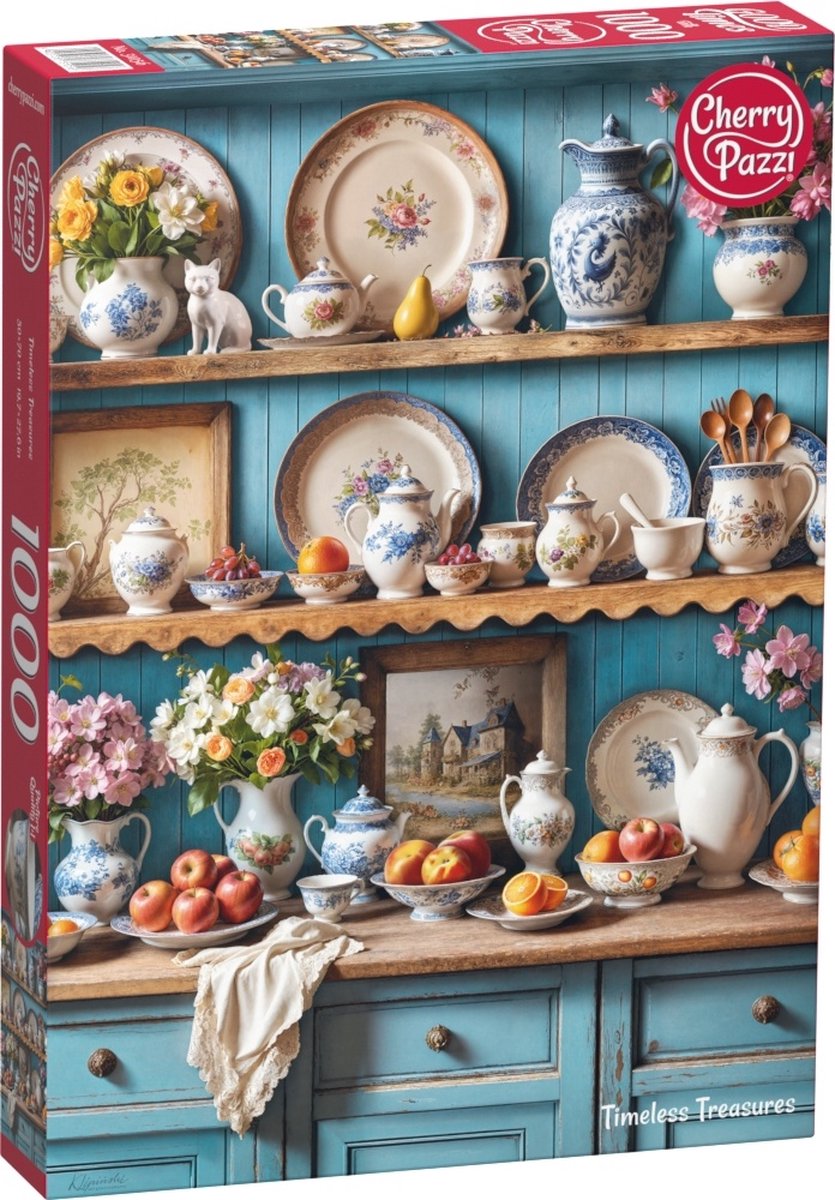 Cherrypazzi puzzle trésors intemporels - 1000 pièces - puzzle nostalgique
