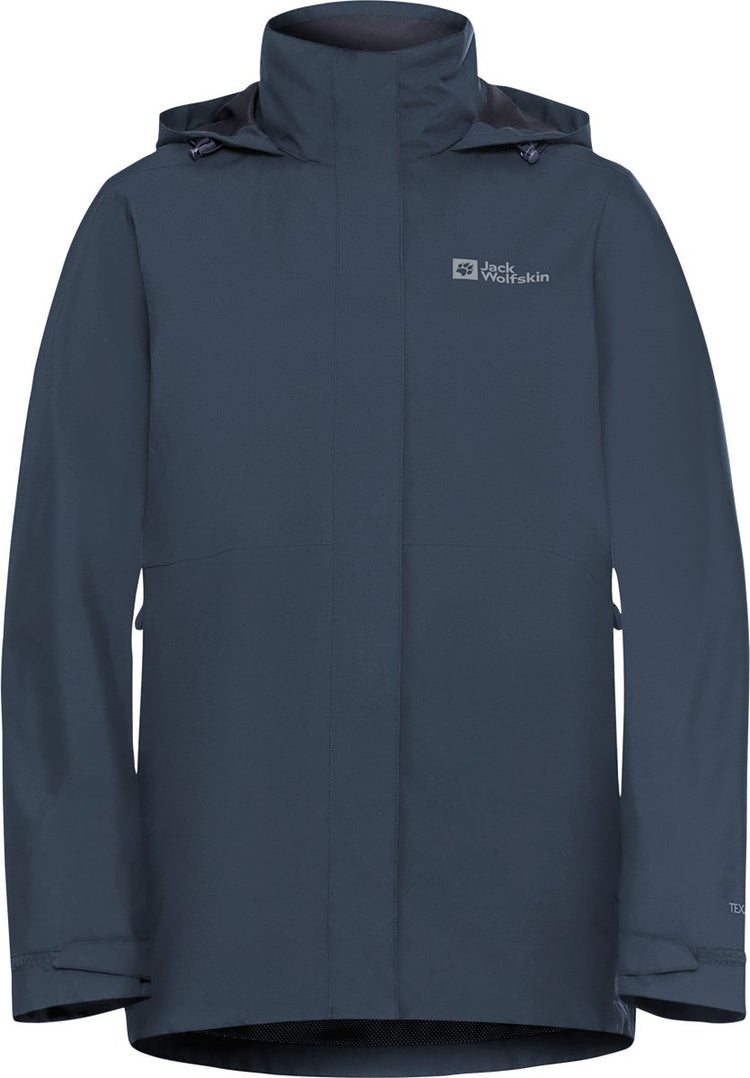Jack wolfskin rotwand 3in1 jkt w veste outdoor femme - ciel de minuit