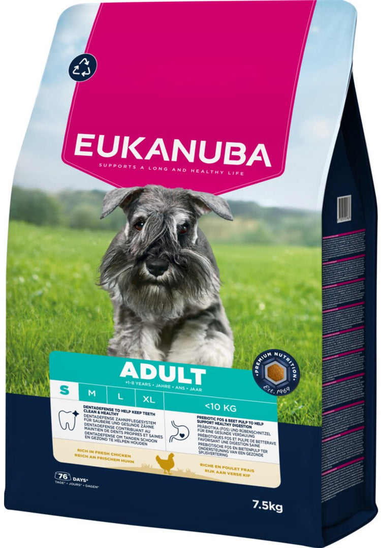 Eukanuba nourriture sèche pour chien Life Care chien adulte petit poulet - 7,5 kg