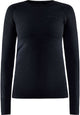 Chemise thermique femme Craft core dry active comfort ls w - noir