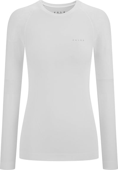 Falke Chemise chaude à manches longues, chemise fonctionnelle à manches longues à séchage rapide pour femme, blanc - taille m