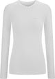 Falke Chemise chaude à manches longues, chemise fonctionnelle à manches longues à séchage rapide pour femme, blanc - taille m