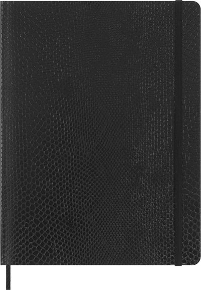 Moleskine carnet vegea boa xl (18x25cm) couverture souple lignée - noir (boîte)