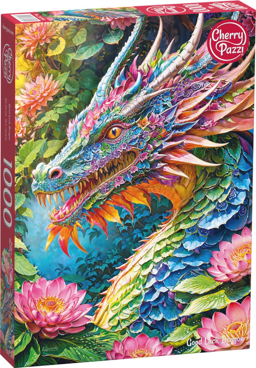 Cherrypazzi puzzle dragon bonne chance 1000 pièces