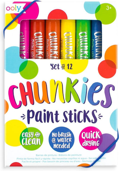 Ooly - chunkies - marqueurs de peinture - ensemble classique - ensemble de 12 pièces