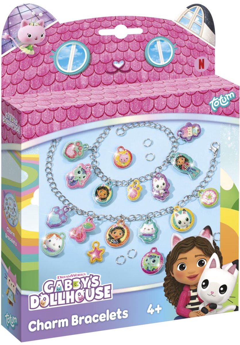 Gabby's Dollhouse - Bracelets à charme des paillettes