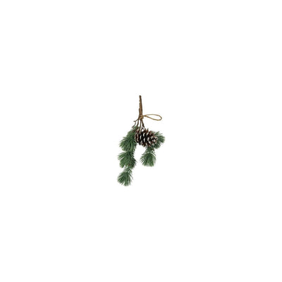 Country field countryfield feston pinus parviflora gris vert soie 25,4x12,7x12,7cm