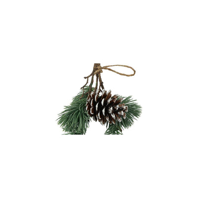 Country field countryfield feston pinus parviflora gris vert soie 25,4x12,7x12,7cm