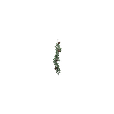 Guirlande de champ de campagne pinus parviflora gris vert soie 21,9x27,9x15,2cm