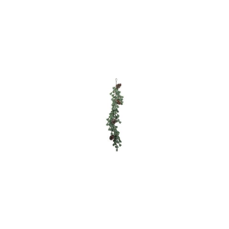 Guirlande de champ de campagne pinus parviflora gris vert soie 21,9x27,9x15,2cm