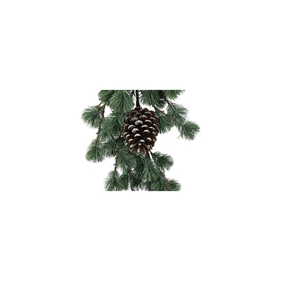 Guirlande de champ de campagne pinus parviflora gris vert soie 21,9x27,9x15,2cm