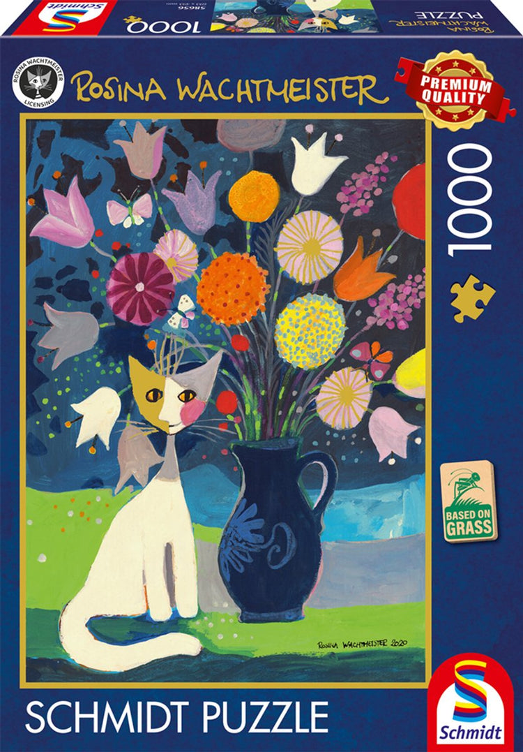 Schmidt - puzzle - chat blanc - Rosina Wachtmeister - 1000 pièces - adultes - à partir de 12 ans
