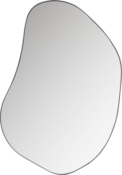Miroir organique Woood Romee - métal - noir - 100x70x4