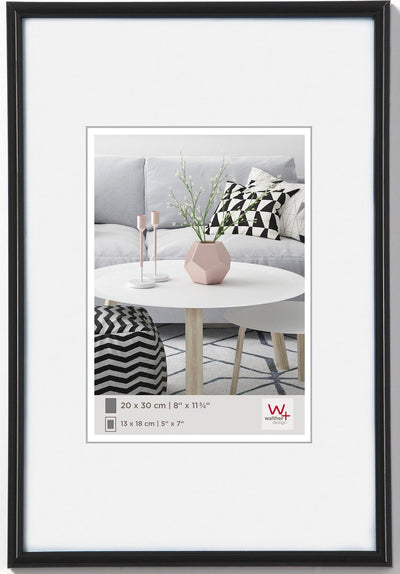Walther Galeria - cadre en plastique - format photo 10x15 cm - noir