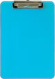 Porte-bloc sans marque sans marque maul a4 portrait transparent bleu fluo - 1 pièce