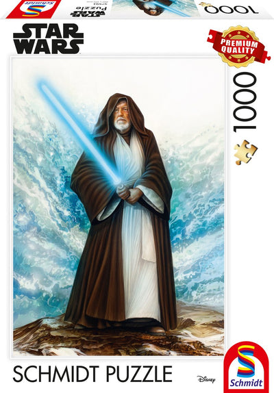 Puzzle Schmidt Star Wars Le Maître Jedi 1000 pièces Monte Moore.