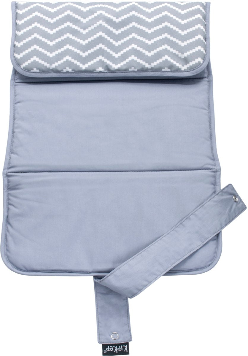 Nappe Kipkep - matelas à langer - gris argenté - imperméable - épaisse - lavable en machine - résistante (sans étui à couches)