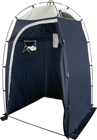 Tente de douche WC Eurotrail - ruisseau bleu - 130x130x210cm