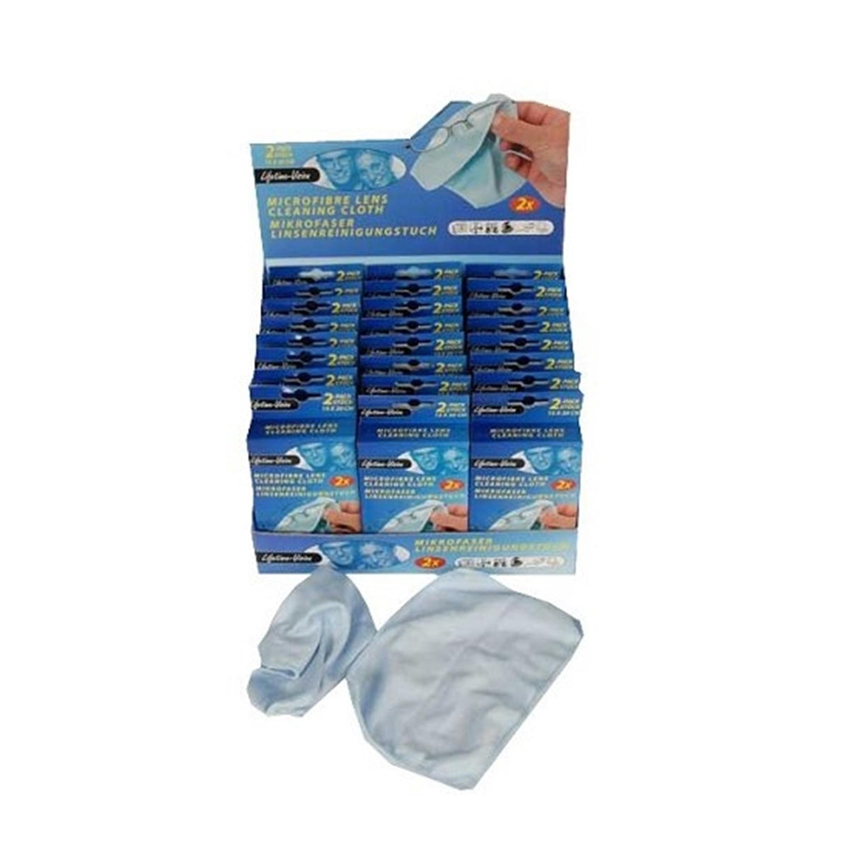 Laisses en microfibre Basic Lays Wipes 2 pièces 15x20 cm