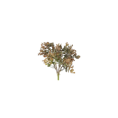 Country field countryfield bouchon de fleur artificielle eucalyptus soie marron clair ø15x33cm