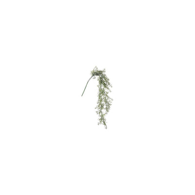 Country field countryfield bouchon de fleur artificielle suspendu excelsa gris vert soie ø20x74cm