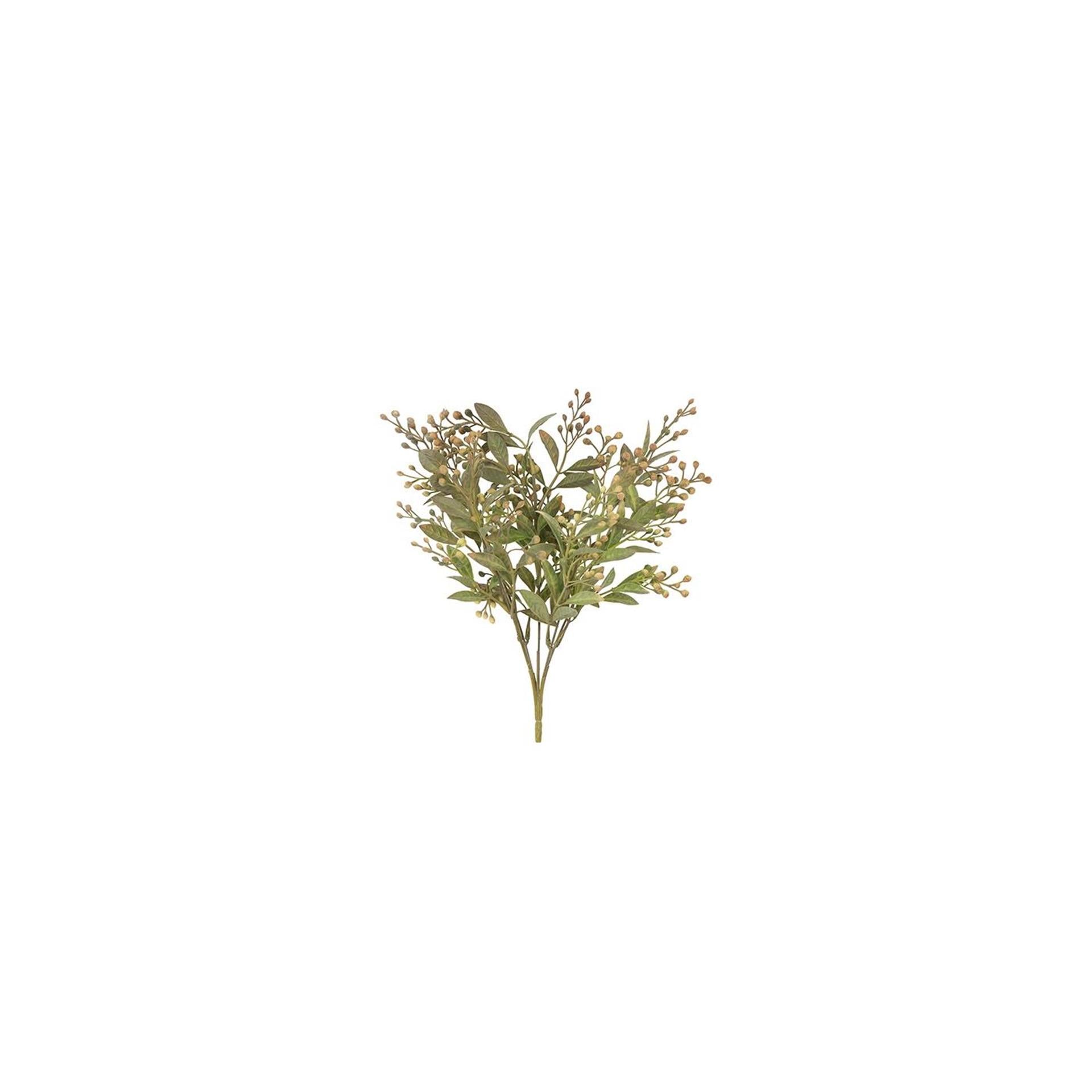Country field countryfield fleur artificielle plug schinus gris vert soie ø12x35cm