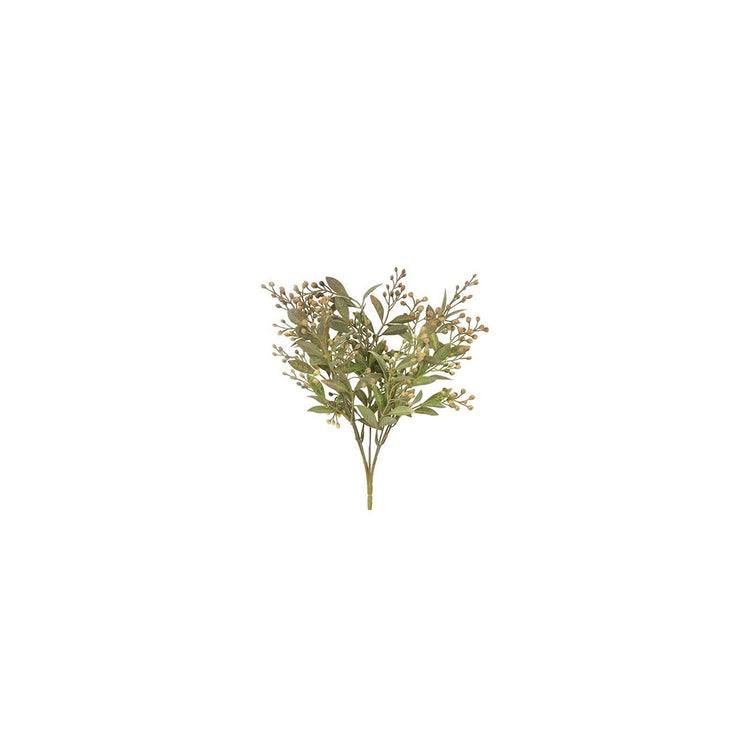 Country field countryfield fleur artificielle plug schinus gris vert soie ø12x35cm