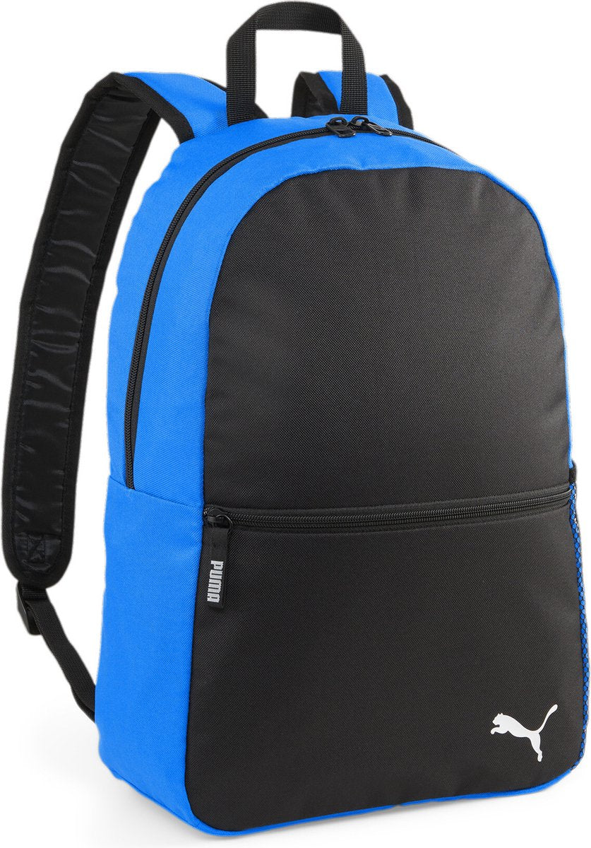 Puma teamgoal backpack core sac à dos unisexe - limonade bleu électrique - noir