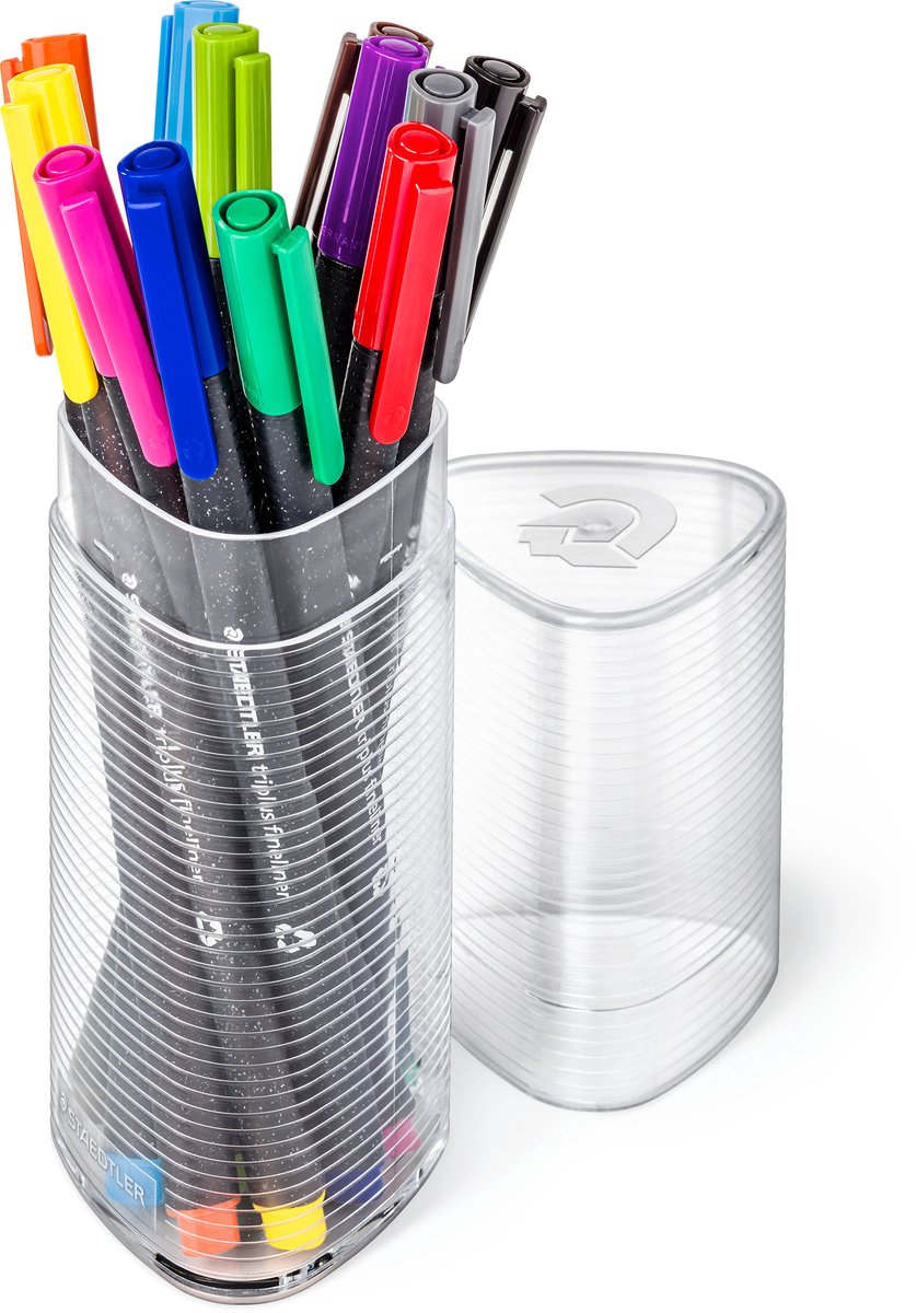 Staedtler triplus fineliner - tube de 12 couleurs