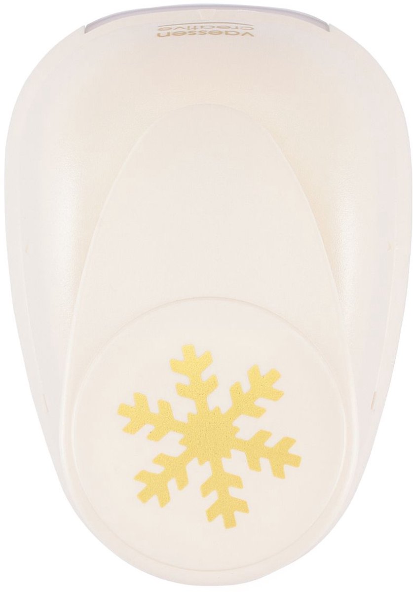 Vaessen creative punch - perforatrice figurine - flocon de neige - 3,7 x 3,7 cm