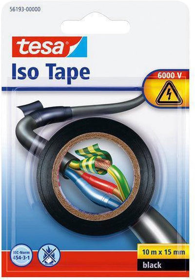 Tesa 1001725 - isolant 10mx15mm noir | 6 pièces