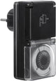 Horloge Q-link - mise à la terre - ip44 - pilote fixe - 30 minutes - noir