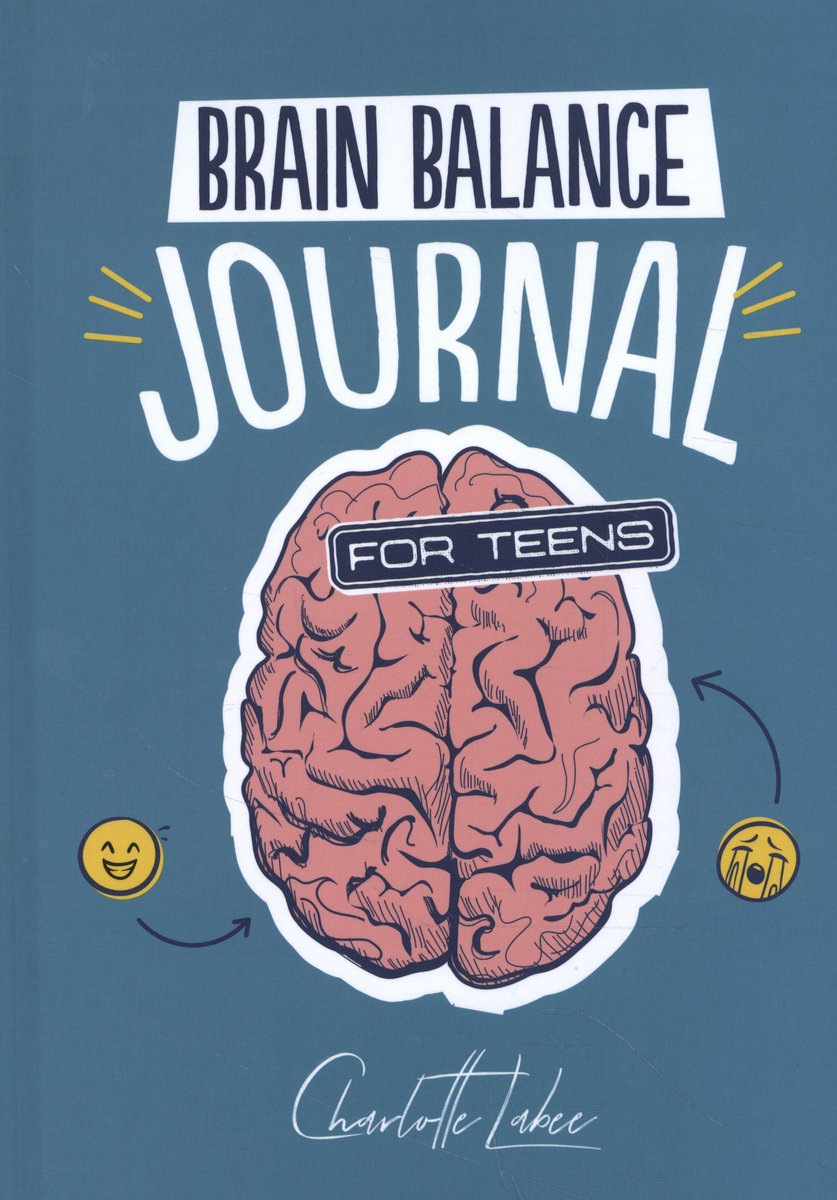 Journal d'équilibre cérébral sans marque et sans marque pour adolescents