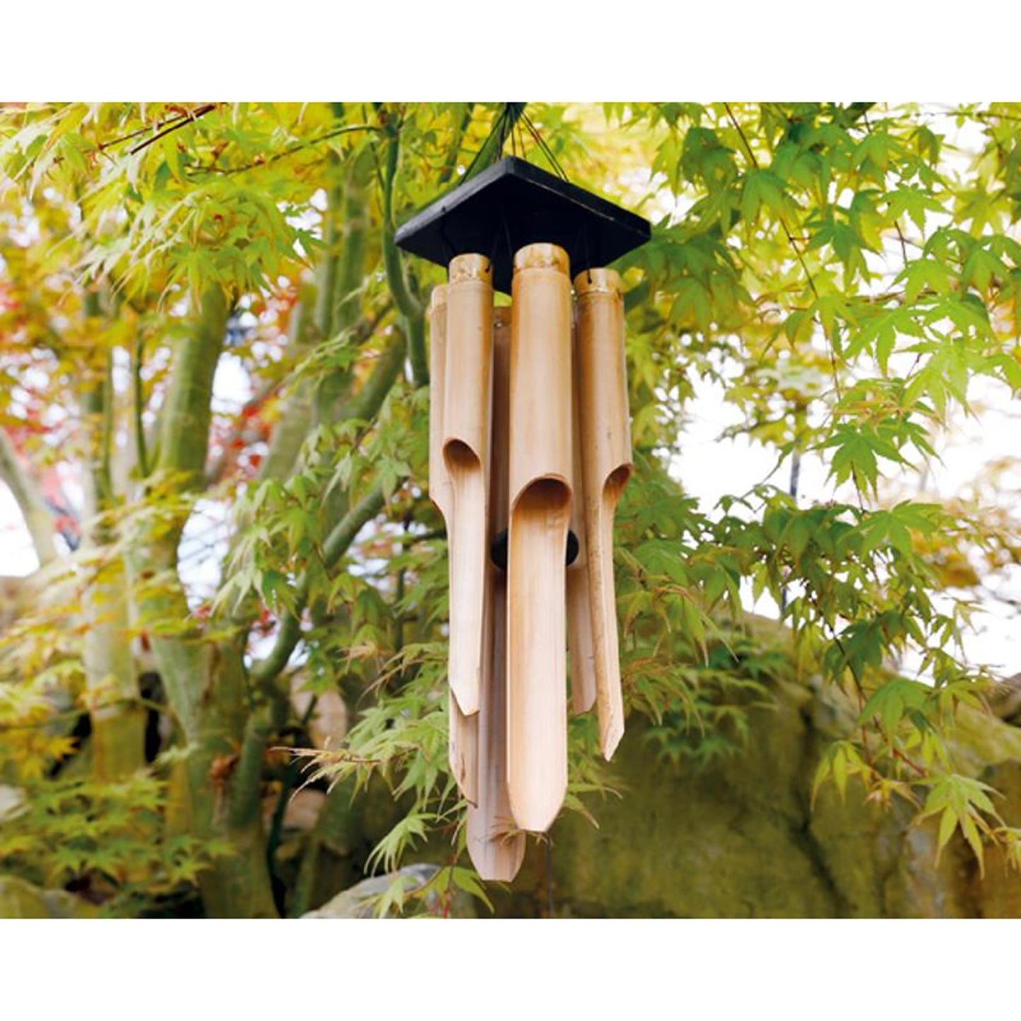 Carillon éolien Decoris bois h85cm