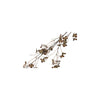 Country field countryfield fleur artificielle prunus avium soie marron h110cm