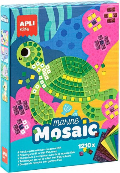 Apli kids eva mousse mosaïque animaux océaniques