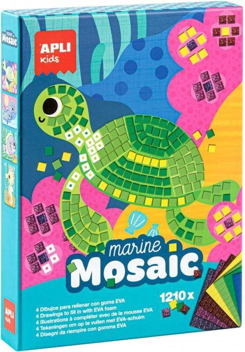Apli kids eva mousse mosaïque animaux océaniques