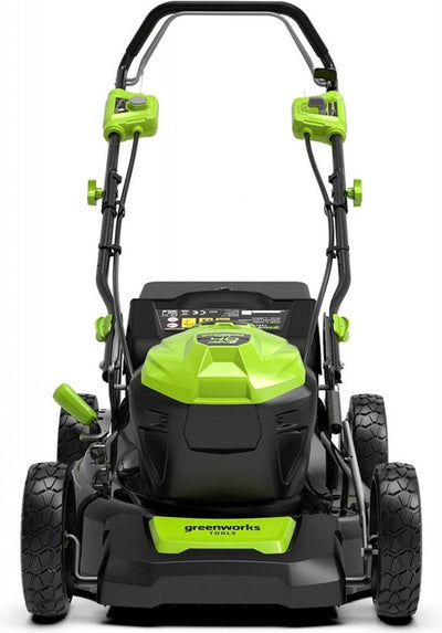 Tondeuse à gazon à batterie Greenworks 40 volts avec batterie et chargeur gd40lm46spk4