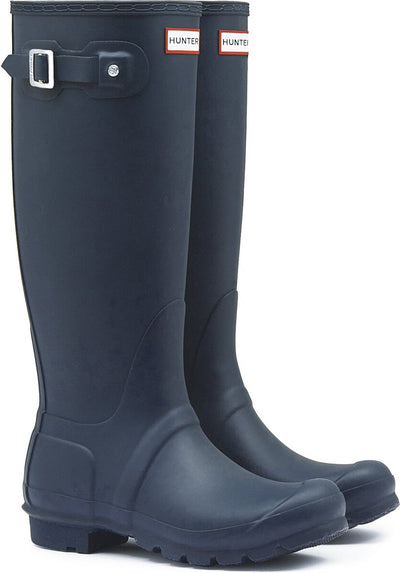 Hunter - bottes de pluie pour femme - original tall - bleu marine - taille 38eu