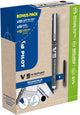 Pilot hi-tecpoint v5, 10 rouleaux + 30 recharges, fin, noir