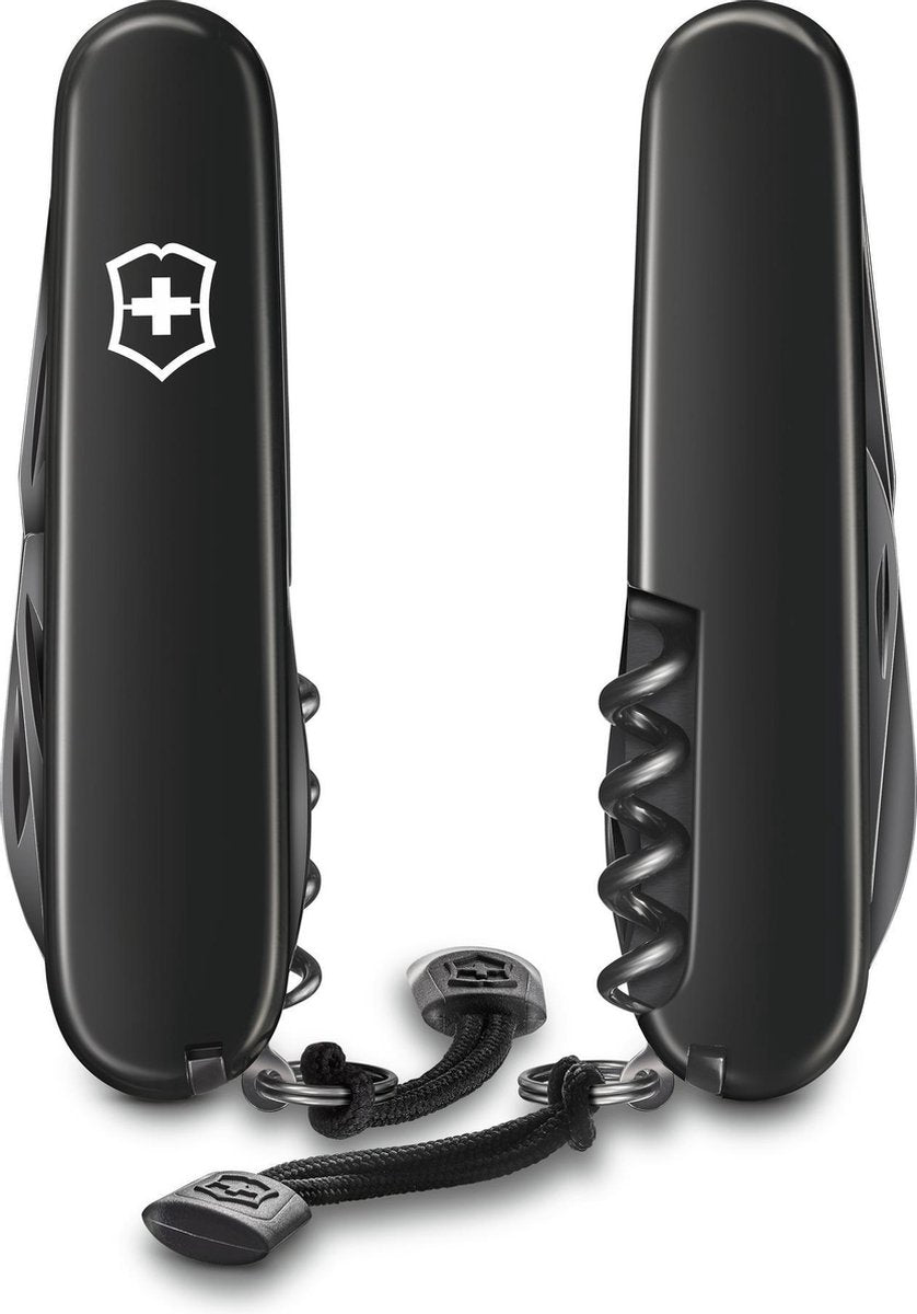 Victorinox spartiate onyx noir - couteau suisse - 12 fonctions - cellidor - coffret cadeau