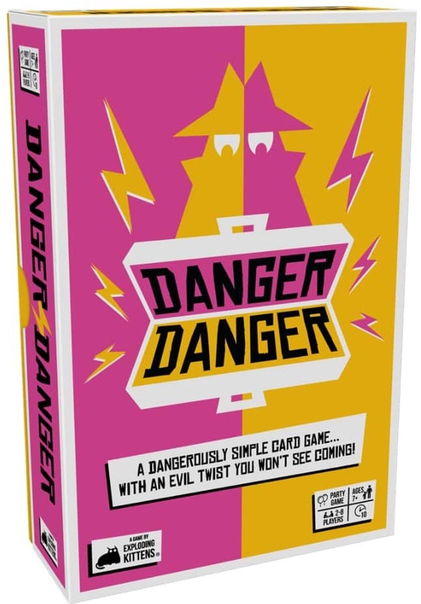 Chatons explosifs danger danger - jeu de cartes (effrayant)