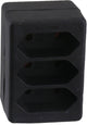 Prise de distribution Q-link exin - 3 x euro - noir