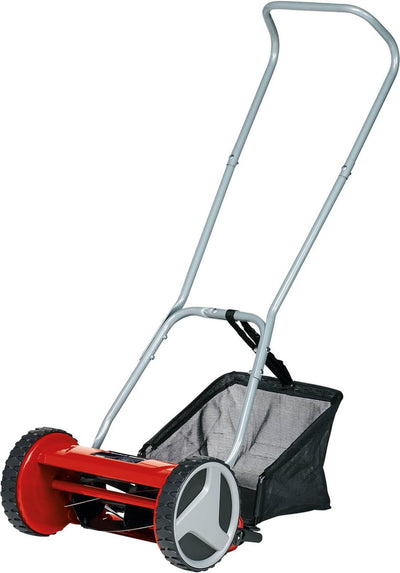 Tondeuse à cylindre Einhell GC-HM 300 - largeur de coupe : 30 cm - superficie de pelouse recommandée : jusqu'à 150 m² - bac de collecte 16 l - hauteur de coupe : 13-37 mm