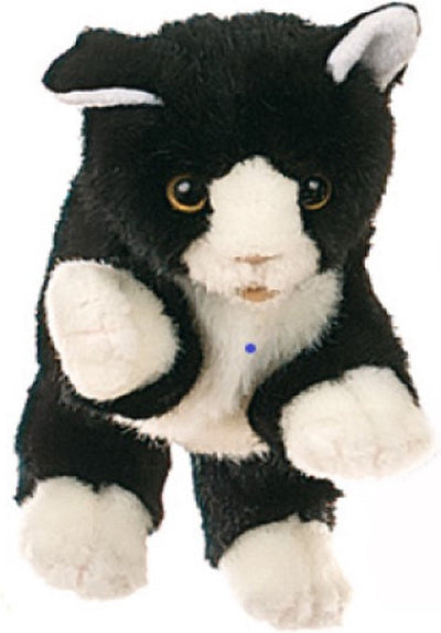Marionnette vivante marionnette chat noir et blanc