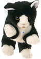 Marionnette vivante marionnette chat noir et blanc