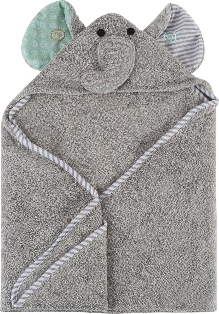 Cape de bain bébé Zoocchini - 100% coton - elli l'éléphant
