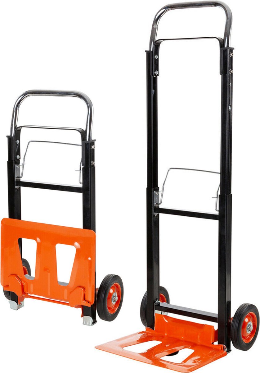 Diable Black+decker bxwt-h305 - jusqu'à 90kg - chariot de transport pliable - acier aluminium