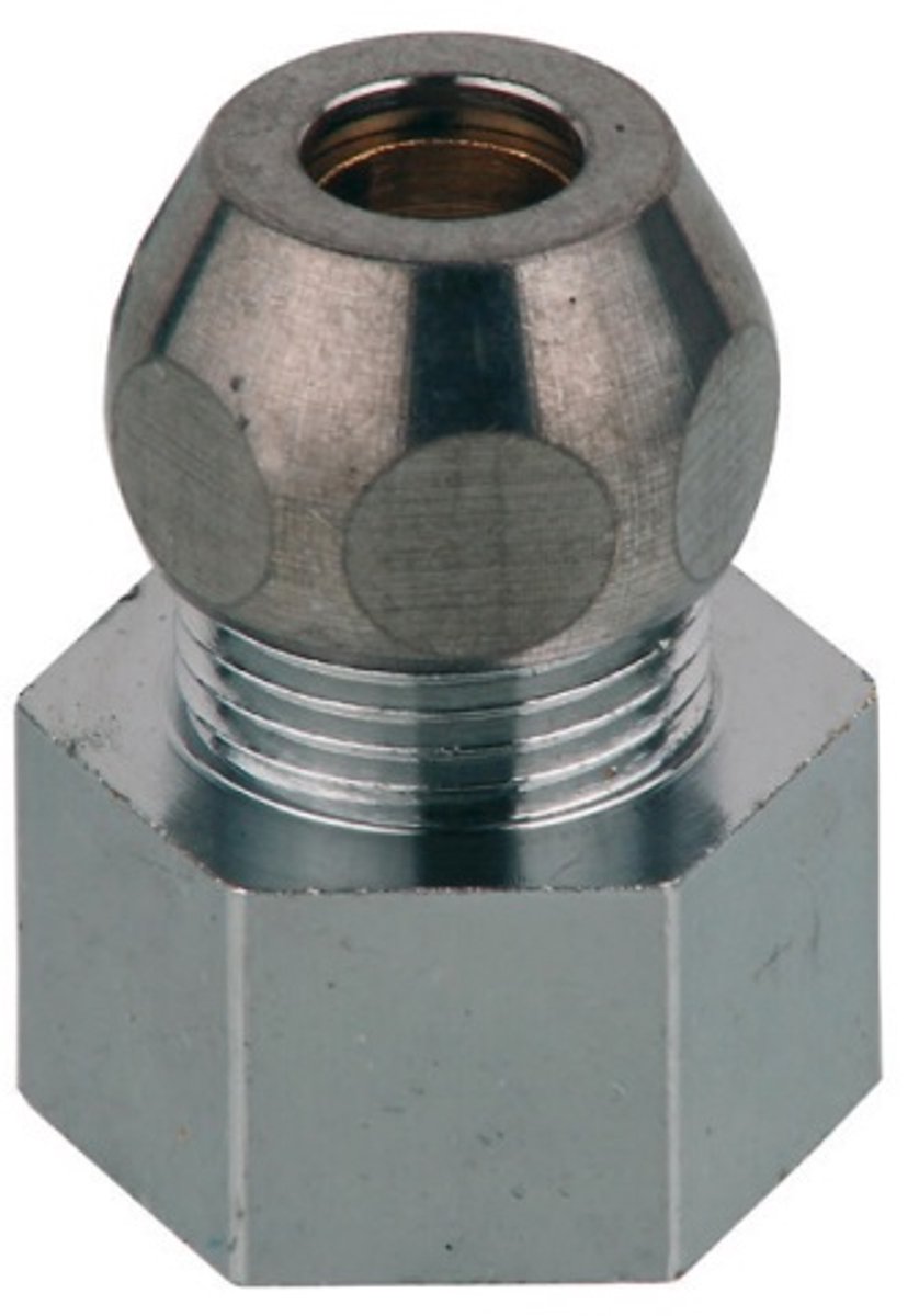 Raccord à compression Kirchhoff ms - chromé - 1 2 bi x 8 mmq
